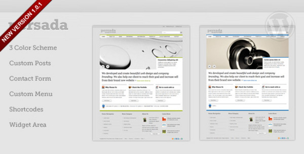 Product picture Template WordPress - Persada Working v1.01
